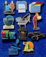 77851-collection De 11 Pin's.Xerox .imprimantes.informatique. Certains Signés. - Informatica