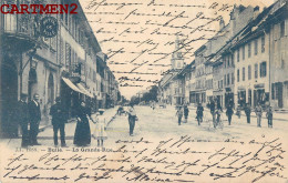 BULLE LA GRANDE RUE SUISSE 1900 - Bulle
