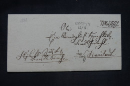 POLOGNE - Marque Postale De Gostyn Sur Lettre En 1853 - L 154061 - ...-1860 Vorphilatelie