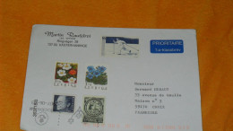 ENVELOPPE DE 2007 ?../ SUEDE..MARQUE STOCKHOLM POUR CROIX FRANCE + TIMBRES X5 - Briefe U. Dokumente