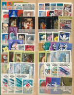 ** Szovjetunió 1976-1978 128 Klf Bélyeg, Csak Komplett Kiadások, Közepes Berakólap Mindkét Oldalán - Other & Unclassified