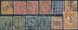 O Kína 1898-1929 12 Klf Bélyeg - Other & Unclassified