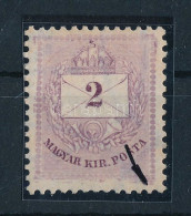 ** 1881 Színesszámú 2kr Jobb Alsó Sarokban Karcok - Other & Unclassified