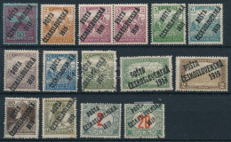 **, * Posta Ceskoslovenska 1919 15 Db Bélyeg Bodor Vizsgálójellel (6.800) (Zita Pici Rozsda / Small Stain) - Other & Unclassified