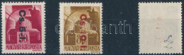 ** 1946 Betűs 2 Klf Visszavont Csomagbélyeg + Alj. Tévnyomat Leitold Garanciajelzéssel - Other & Unclassified