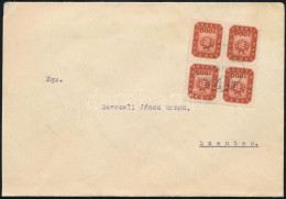 1946 (19. Díjszabás)Távolsági Levél 4 X 1000 Milpengő Lefelé Tolódott értékszámokal - Other & Unclassified