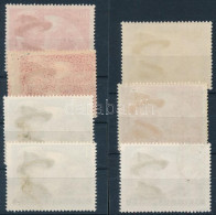 **, O 1950 Bem József 7 Db Bélyeg, Gépszín-, ívszín- és átszivárgó Nyomattal, Közte Teljes Sor - Other & Unclassified