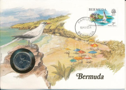 Bermuda 1985. 25c Felbélyegzett Borítékban, Bélyegzéssel T:UNC Bermuda 1985. 25 Cents In Envelope With Stamp And Cancell - Unclassified