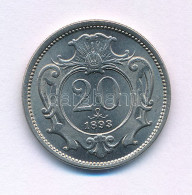 Ausztria 1893. 20h Ni T:UNC Austria 1893. 20 Heller Ni C:UNC Krause KM#2803 - Unclassified