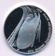 Bulgária 1993. 100L Ag "XVII. Téli Olimpia 1994 - Lillehammer" T:PP  Bulgaria1993. 100 Leva Ag "1994 Winter Olympics, Li - Unclassified