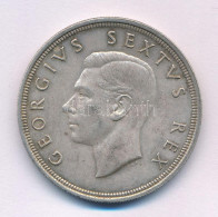 Dél-Afrika 1949. 5Sh Ag "VI. György" T:AU,XF Patina South Africa 1949. 5 Shillings Ag "George VI" C:AU,XF Patina Krause  - Unclassified