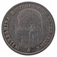 Hollandia 1897. 10c Ag "I. Vilma" T:VF Netherlands 1897. 10 Cents Ag "Wilhelmina" C:VF Krause KM#116 - Unclassified