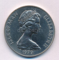 Man-sziget 1979. 1C Cu-Ni "II. Erzsébet / Tynwald Ezeréves" T:AU Isle Of Man 1979. 1 Crown Cu-Ni "Elizabeth II / Milleni - Unclassified