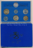 Finnország 1989. 5p-5M (6xklf) Forgalmi Sor + "Finn Verde" Jelzett Ag Zseton Szettben, Eredeti Műanyag Tokban (0.830/22m - Unclassified