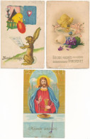 **, * 11 Db RÉGI Húsvéti üdvözlő Képeslap Vegyes Minőségben / 11 Pre-1949 Easter Greeting Postcards In Mixed Quality - Unclassified