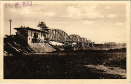 T2/T3 1929 Komárom, Komárno; Nagyduna Híd / Große Donaubrücke / Velky Dunajsky Most / Danube Bridge (fl) - Unclassified
