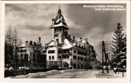 T2/T3 1940 Semmering, Wintersportplatz Semmering, Hotel Erzherzog Johann / Hotel, Winter (EK) - Unclassified