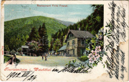 T3/T4 1902 Weichtal, Touristenheim I. Weichthal. Restaurant Fritz Frenzl. Floral (EB) - Unclassified
