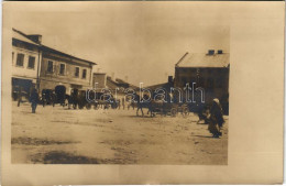 T4 1917 Rava-Ruska, Rawa Ruska; WWI Military, Market Square. Verlag Der K.u.k. Feldbuchhandlungen Des 4. AK. (Qu.-Abt.)  - Unclassified