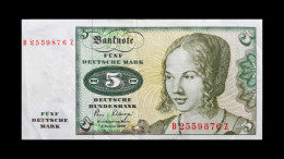 # # # Banknote Deutschland (Germany) (BRD) 5 Mark 1980 AU- # # # - 5 Deutsche Mark
