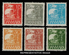 Denmark Scott 192-197 Unused Hinged. - Gebruikt