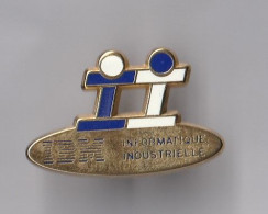 PIN'S THEME INFORMATIQUE  IBM  INFORMATIQUE INDUSTRIELLE - Informatica