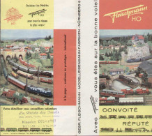 Catalogue FLEISCHMANN 1963 Septembre Brochure Feuillet HO 1/87 - Französisch