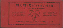 GERMANY: Booklet Michel 45, 1938 Landscapes And Flowers, Complete Booklet With 2 Panes, The Second One With Small Adhere - Other & Unclassified