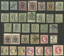 GERMANY: Nice Group Of Stamps Mainly Used, And In General Of Fine To Very Fine Quality. There Are Some Interesting Cance - Hanover