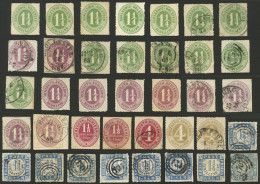 GERMANY: Sc.4 + Other Values, Group Of Classic Stamps, Used (some With Interesting Cancels) Or Mint (several Without Gum - Schleswig-Holstein