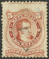 ARGENTINA: GJ.38, With The Very Rare "carteria" Cancel "A In Rhombus", Very Fine Quality!" - Other & Unclassified