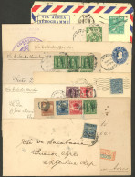 CUBA: 26 Covers, Aerograms Etc., Sent To Argentina Between Circa 1899 And 1971, Including Some Registered, Attractive Lo - Other & Unclassified