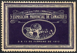 CUBA: Camagüey Provincial Exposition Of Agriculture And Industry, VF, Rare! - Cinderellas