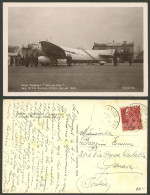 FRANCE: "Couzinet ARC-EN-CIEL Airplane, Istres - Buenos Aires Flight", January 1933. Beautiful PC Sent From Bourget To G - Other & Unclassified
