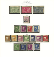 NORWAY: Collection On Scott Album Pages, Very Advanced Up To 1999, With Mainly Used Stamps, The General Quality Is Fine. - Other & Unclassified
