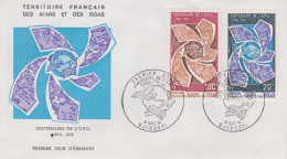 Enveloppe  FDC  1er  Jour  TERRITOIRE  FRANCAIS   Des   AFARS  Et  ISSAS   Centenaire  De  L' U.P.U   1974 - Autres & Non Classés