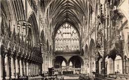 ROYAUME-UNI - The Choir And Chancel - Exeter - Cathedral - Vue De L'intérieure - Carte Postale Ancienne - Exeter