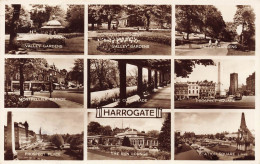 ROYAUME-UNI - Harrogate - Valley Gardens - Valley Gardens - Multi-vues - Carte Postale Ancienne - Harrogate