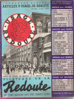 Beau Catalogue Filatures De La Redoute Hiver 1938-39 Sous-Vêtements Linge De Maison Habits Laines Chaussures - Libros