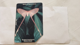 SIERRA LEONE-(SL-SLT-0013)-Eustera Brachyura-(33)-(200units)-urmet Card-USED Card+1card Prepiad Free - Sierra Leone
