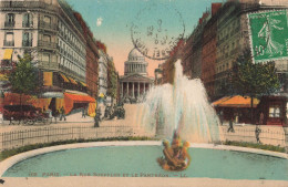 FRANCE - Paris - La Rue Soufflot Et Le Panthéon - L L - Colorisé - Carte Postale Ancienne - Pantheon