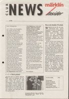 Catalogue-revue MÄRKLIN 1993 .03 Insider Club News-Insider Club Ist Geboren - Deutsch