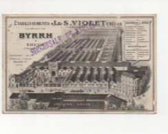 Delcampe - 66. CPA - THUIR -  Ets Violet - Apéritif BYRRH -  Cachet Succursale De Nantes - 1932 -  Accusé De Commande - Verso - - Kunsthandwerk