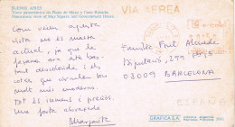 55800. Postal Panoramica Aerea BUENOS AIRES (Argentina) 2009. Franqueo Mecanico ENCOTEL. Vista Buenos Aires - Covers & Documents
