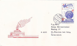 Delcampe - SCIENCE, TELECOM, SATELLITE, DISH, COVER STATIONERY, ENTIER POSTAL, 1984, CZECHOSLOVAKIA  - Télécom