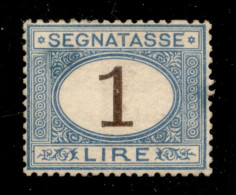 Regno - Segnatasse - 1870 - 1 Lira Segnatasse (11) - Gomma Non Originale (rigommato Con Piccola Riparazione) - Molto Ben - Other & Unclassified