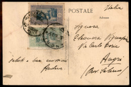 Regno - Navigazione - Duca D'Aosta Piroscafo Postale Italiano - Cartolina Dal Senegal Per Angri Del 20.8.23 - Other & Unclassified