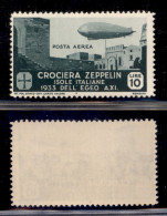 Colonie - Egeo - Emissioni Generali - 1933 - 10 Lire Zeppelin (24) - Gomma Integra - Other & Unclassified