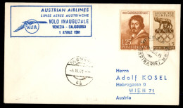 REPUBBLICA - Aerogrammi - 1961 (1 Aprile) - Venezia Vienna - Other & Unclassified