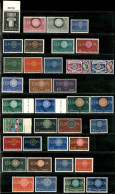 Delcampe - EUROPA - EUROPA CEPT - Europa CEPT - 1960 - Emissione Completa Dell'anno Di Tutti I Paesi - 36 Valori - Gomma Integra - Altri & Non Classificati